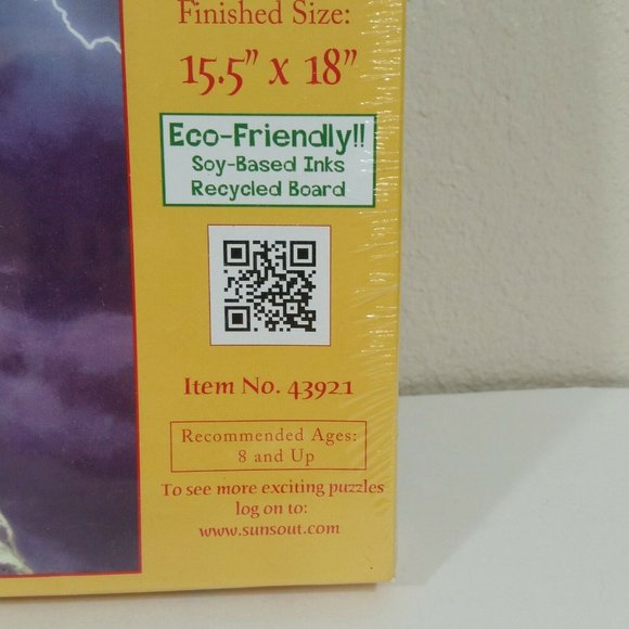 Sun's Out Guardians of Freedom 550 Piece Jigsaw Puzzle Bald Eagle Flag Copple - Picture 4 of 6